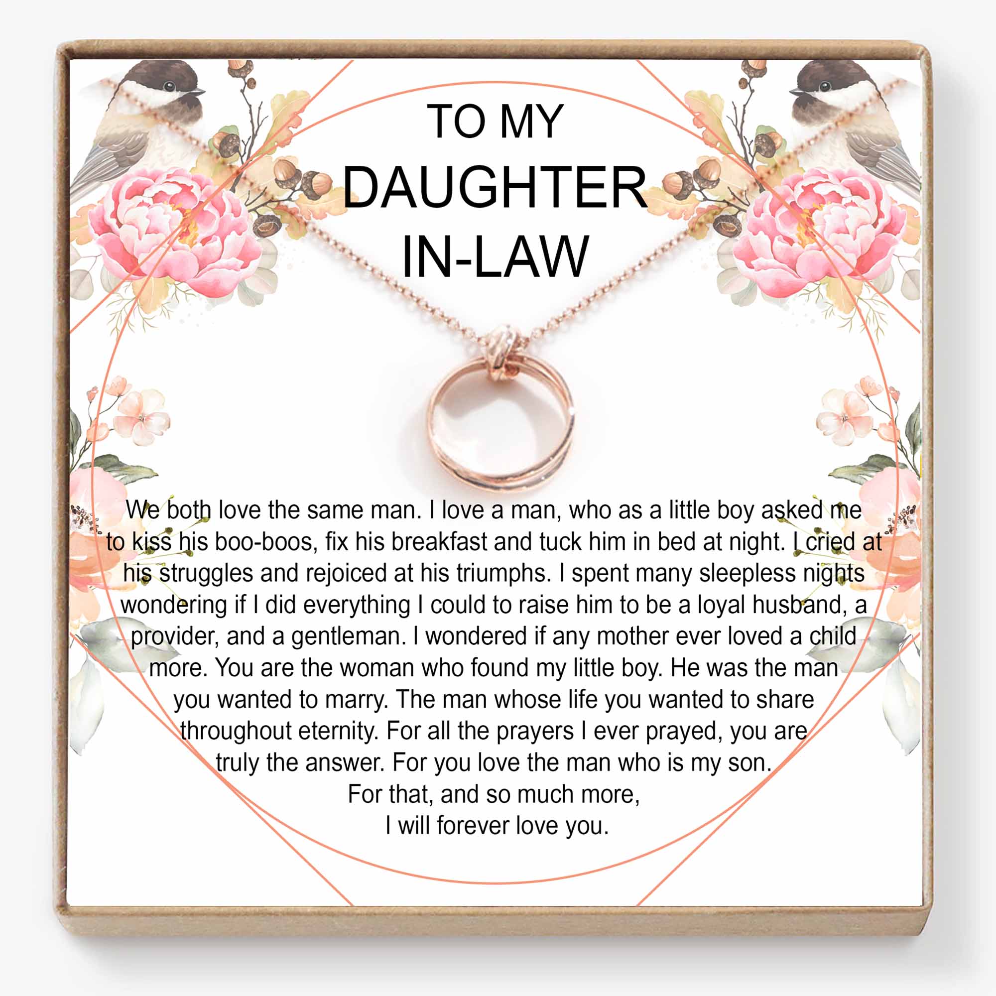 Daughter In-Law Gift Necklace - DL04 - Happy Ava