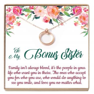 BNS01 Site 324x324 - Bonus Sister Gift, Sister in Law Gift, Sister of The Groom, Wedding, Thank You, Bridesmaid, Bridal Shower - BNS01