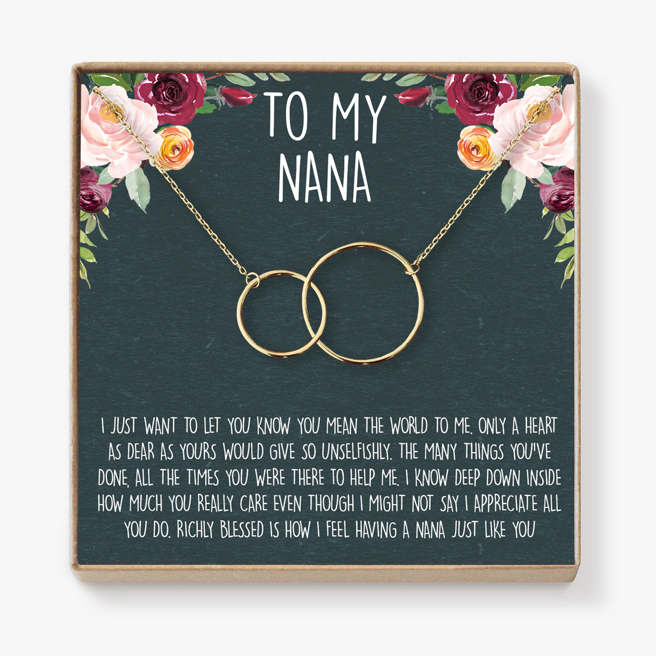 happy mothers day necklace