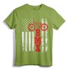 BMX Shirt: USA American Flag Sport Fan Bike Biking T-Shirt - Patriotic BMX Apparel for Men and Women