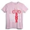 BMX Shirt: USA American Flag Sport Fan Bike Biking T-Shirt - Patriotic BMX Apparel for Men and Women