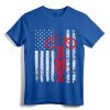 BMX Shirt: USA American Flag Sport Fan Bike Biking T-Shirt - Patriotic BMX Apparel for Men and Women