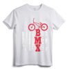 BMX Shirt: USA American Flag Sport Fan Bike Biking T-Shirt - Patriotic BMX Apparel for Men and Women
