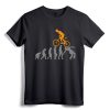 MTB Evolution Bike Mountain Accessories Bicycle T-Shirt - Downhill Biking Gift for Mountain Bikers and BMX Cyclists