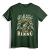 Retirement Plan To Go Riding Gift Motorcycle Riders Biker T-Shirt - Funny Retirement Biker Tee for Motorcycle Enthusiasts